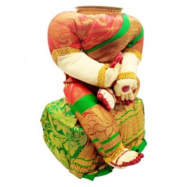 Ammavari Idol (Red Colour with Green Border) (10 Inchs)